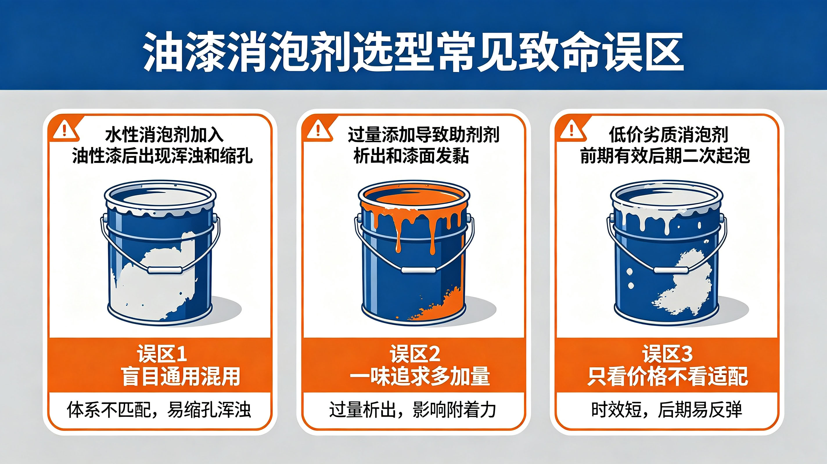 油漆消泡剂选型常见误区