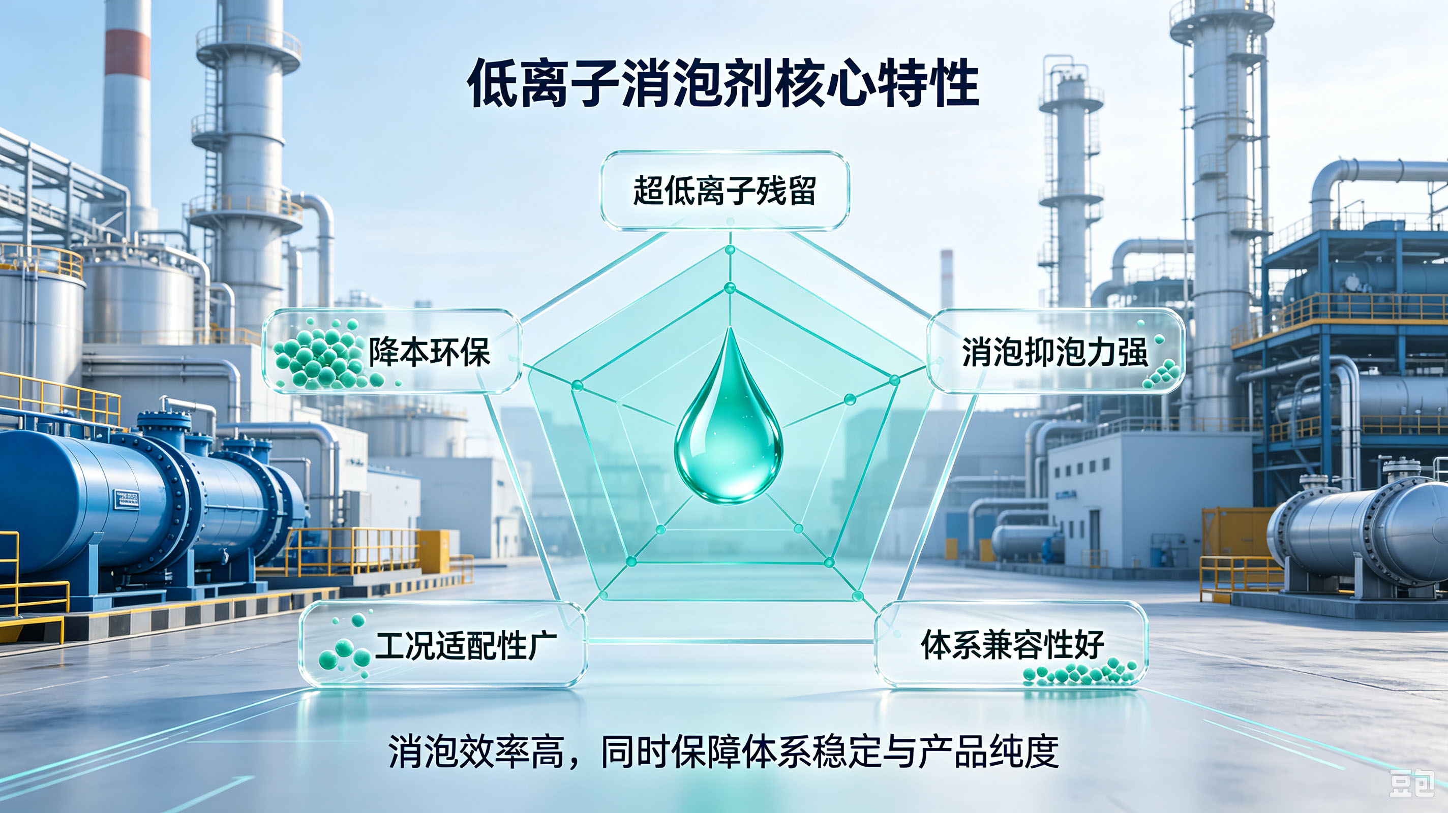 图2:低离子消泡剂核心特性