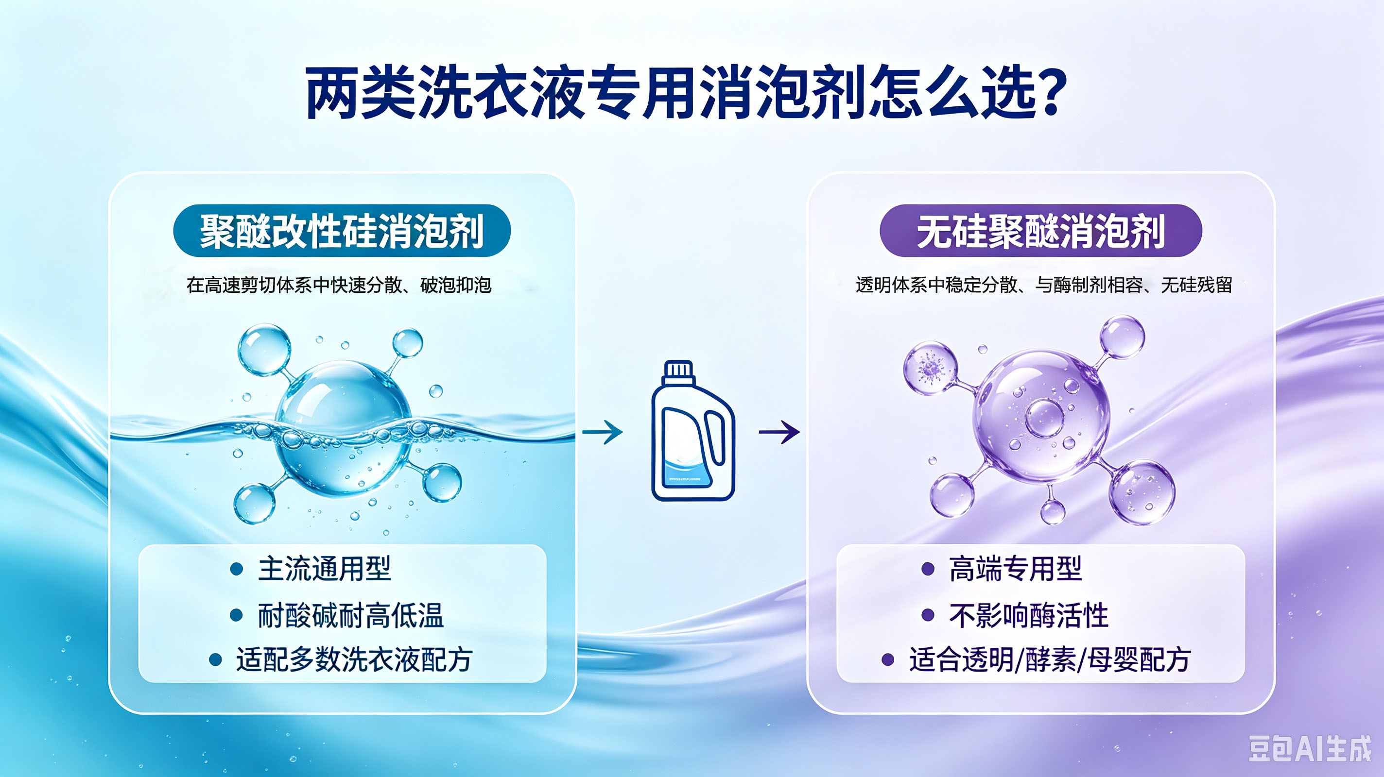 （两类常用洗衣液消泡剂）